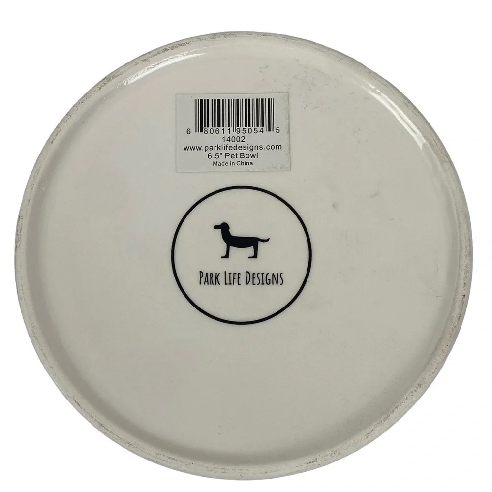 Park Life Designs Blue Black Paw Prints 6.5